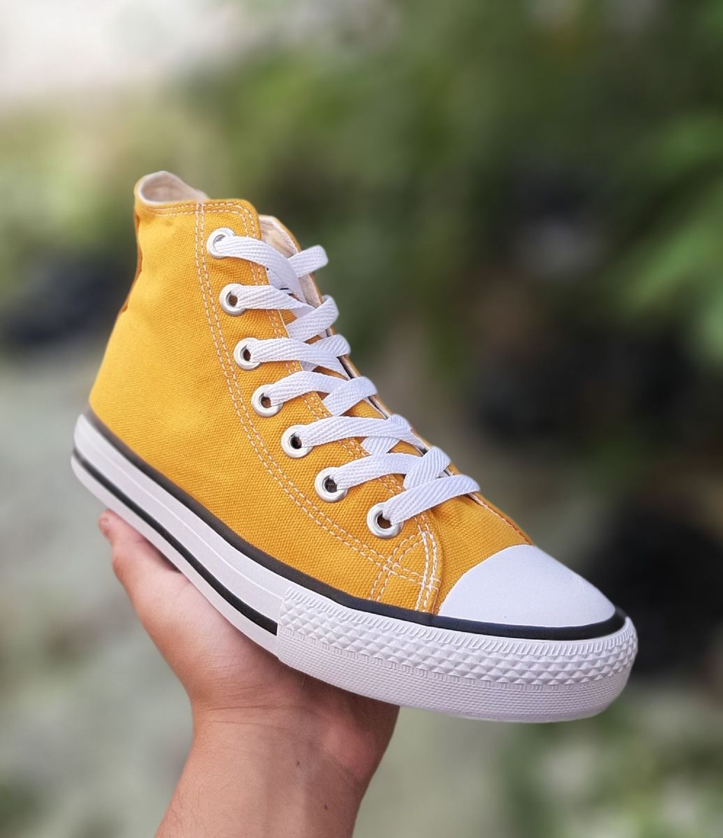 all star bota amarelo torrado