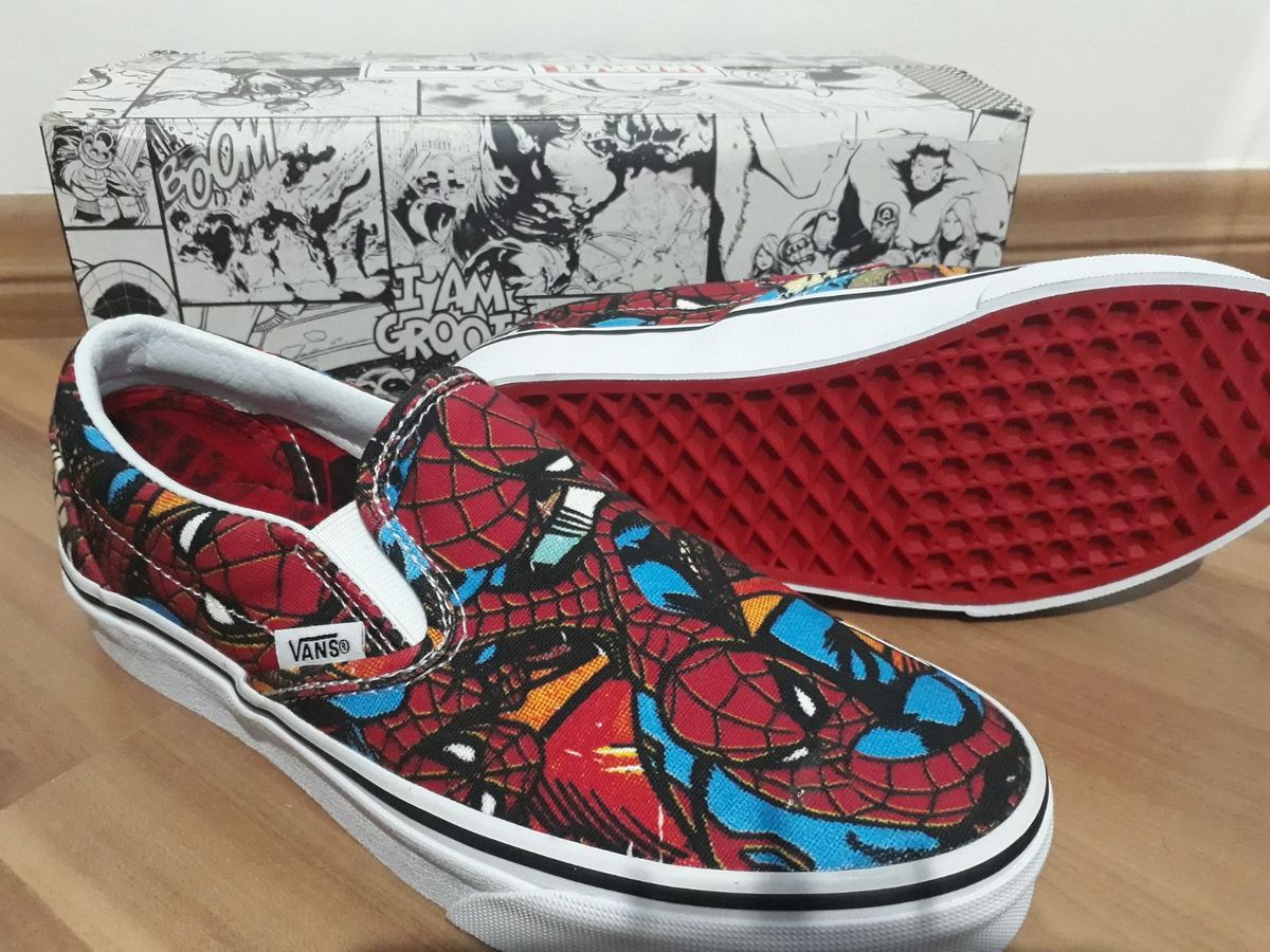 tenis homem aranha vans