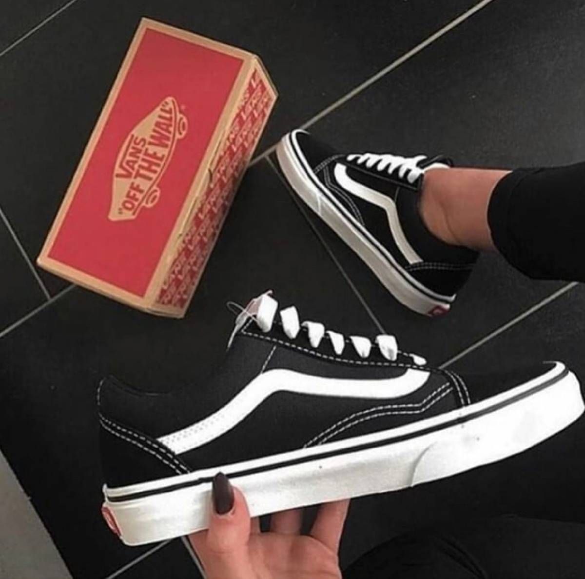 tênis vans old skool preto unissex