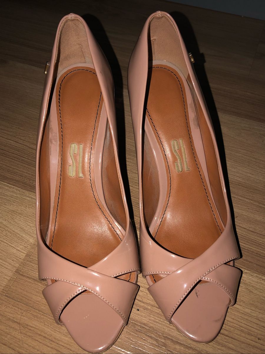 sapato peep toe santa lolla