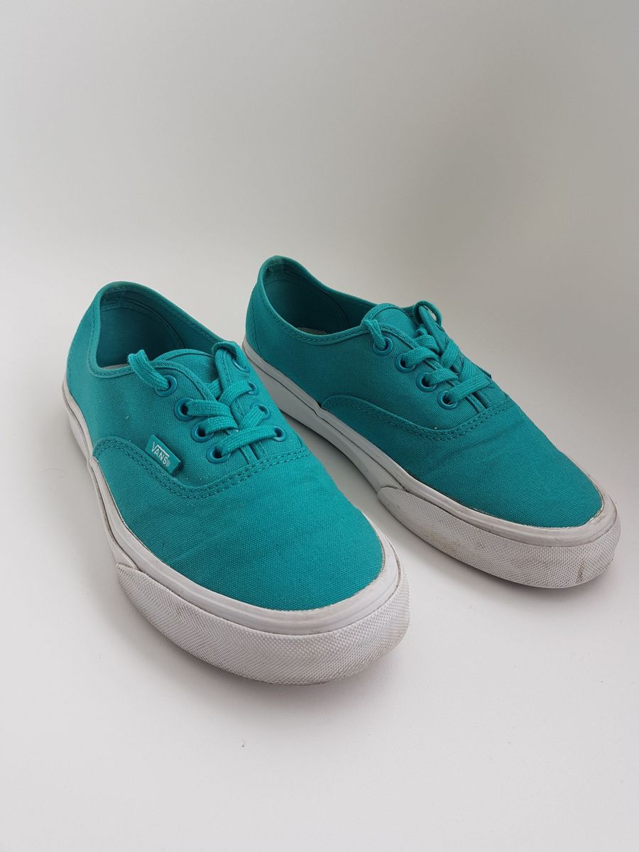 tenis vans azul turquesa