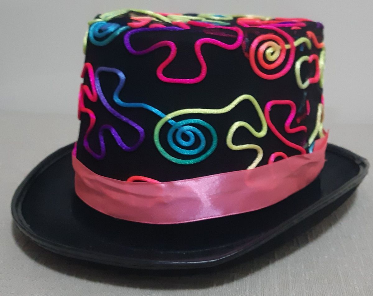 Cartola Colorida Chapeu Festa Carnaval Produto Masculino Carnaval Nunca Usado 38925548 Enjoei