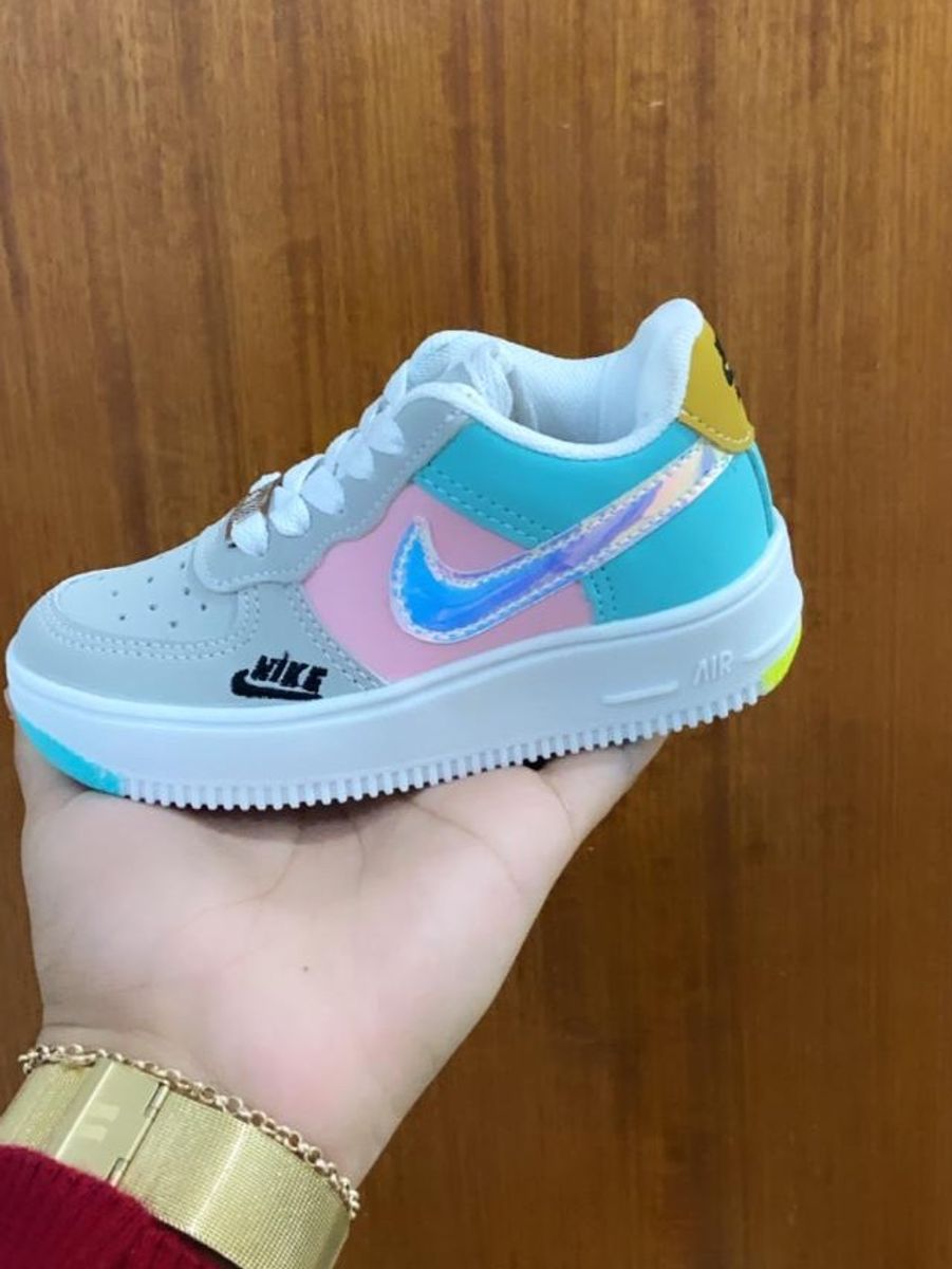 tenis nike air force colorido