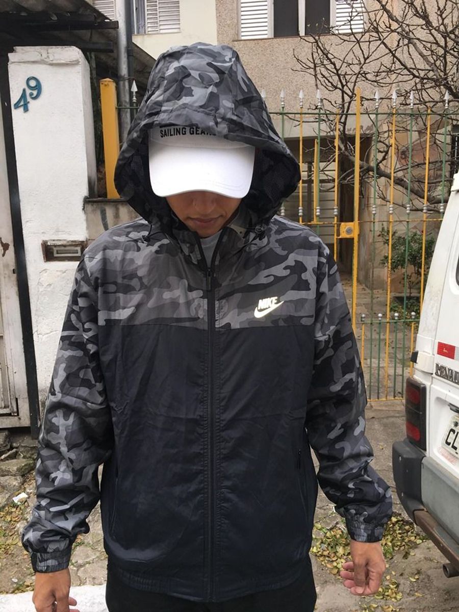 corta vento nike camuflado