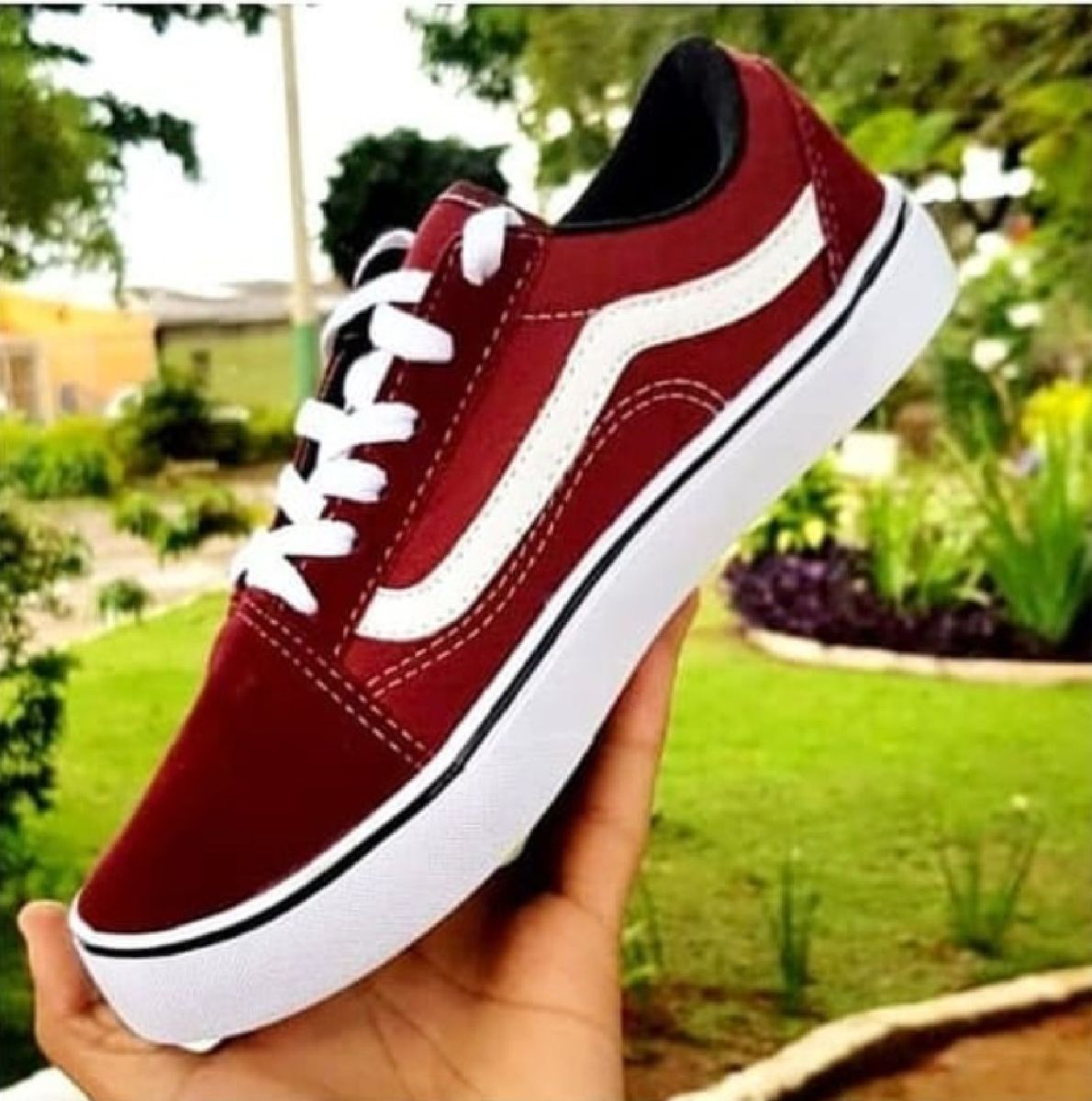 vans old skool vinho cano alto