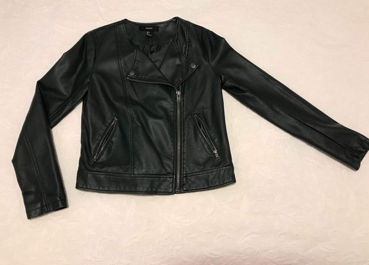 jaqueta verde feminina forever 21
