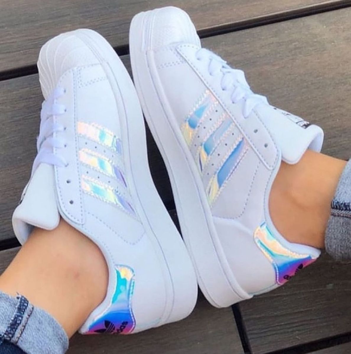 tenis adidas holograficos