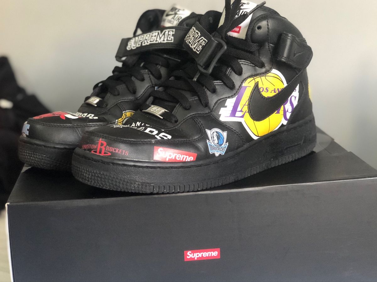 tenis nike supreme nba