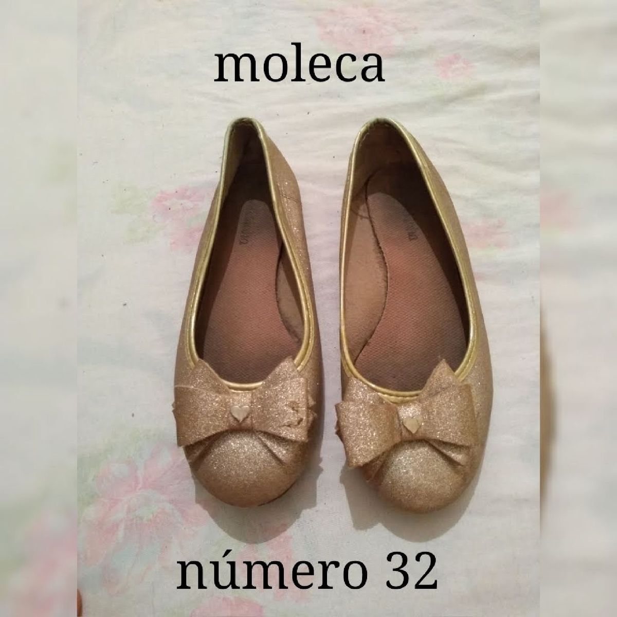 sapatilhas molecas numero 40