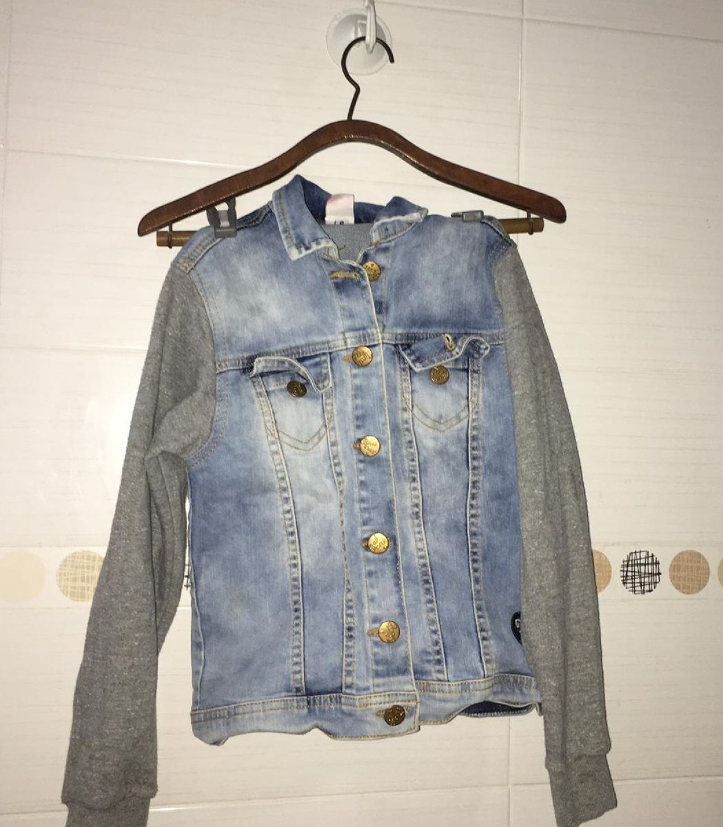 jaqueta jeans feminina bad cat