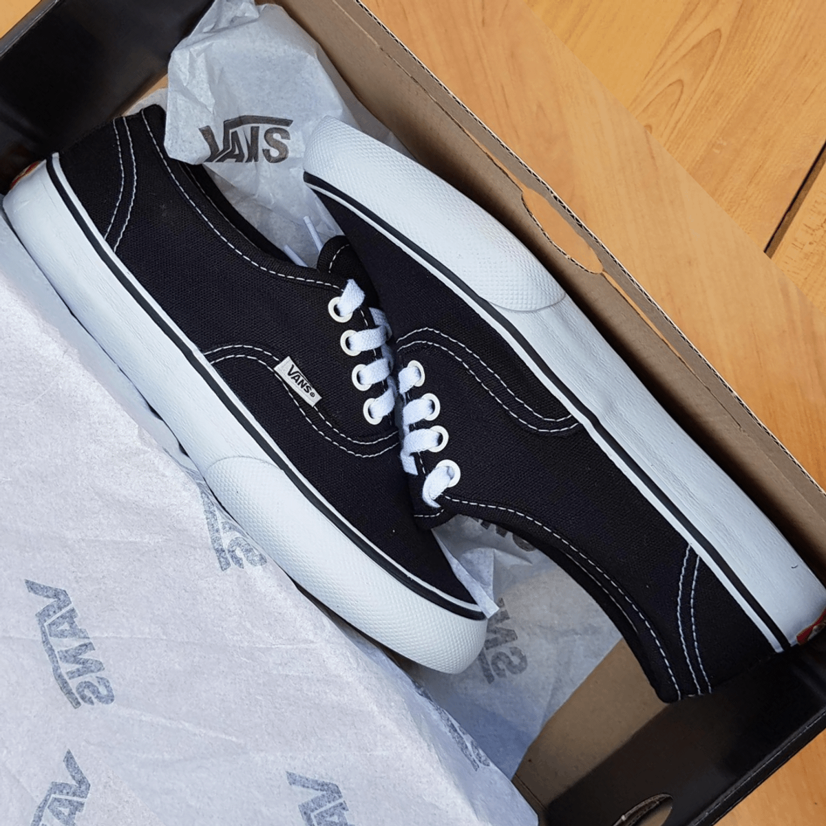 vans authentic feminino preto