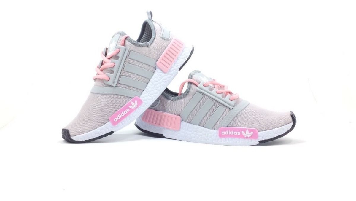 nmd cinza com rosa