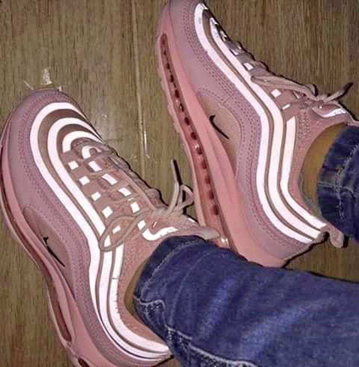 tênis nike air max 97 rosa feminino