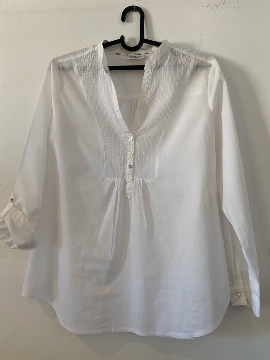 camisa social feminina c&a