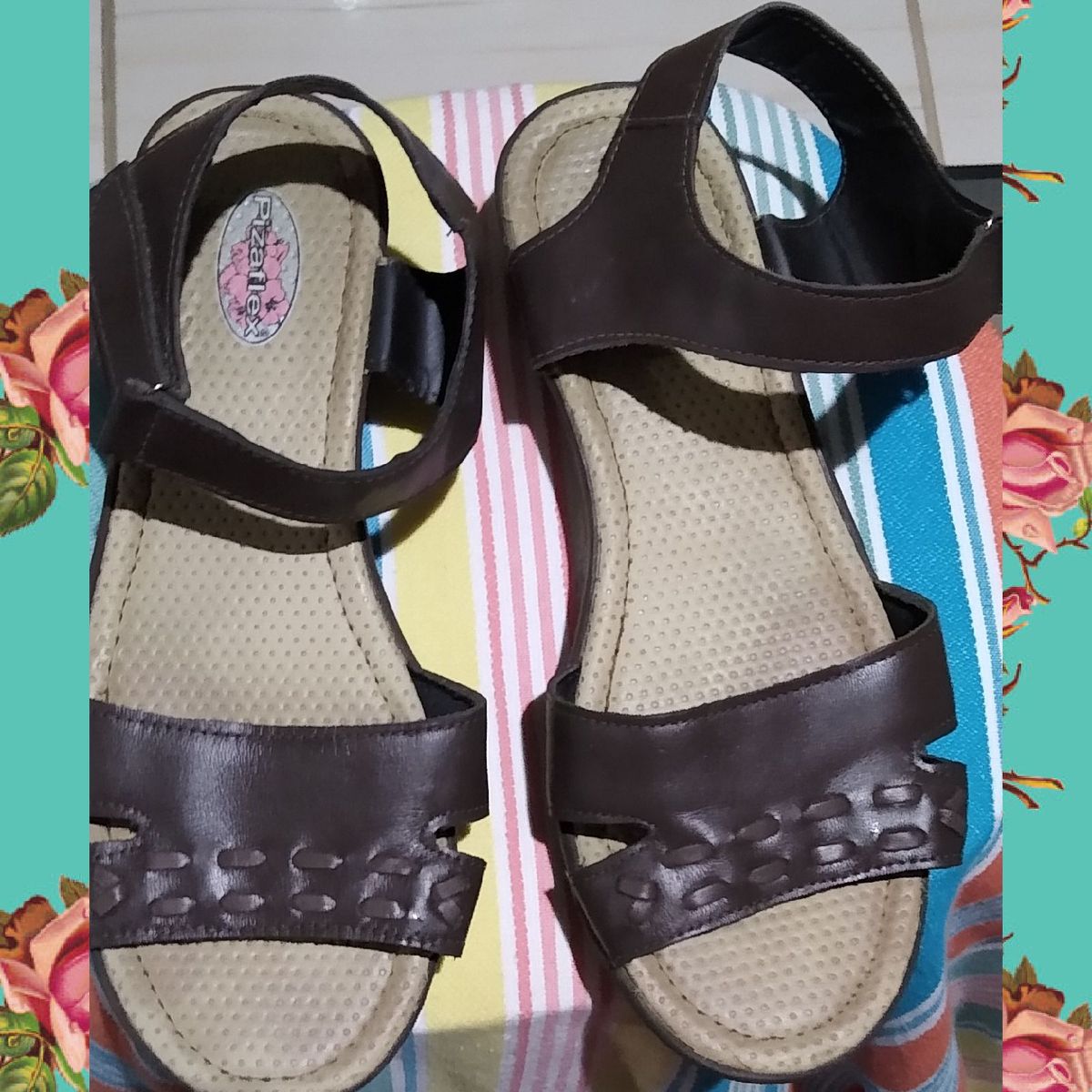 sandália pizaflex conforto