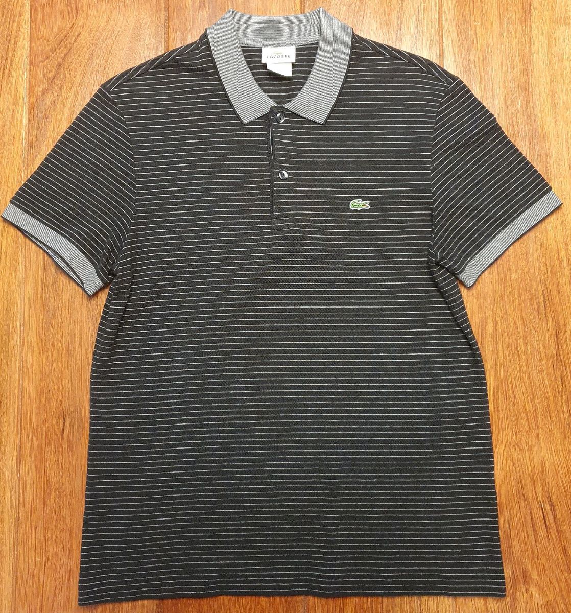 polo lacoste listrada original