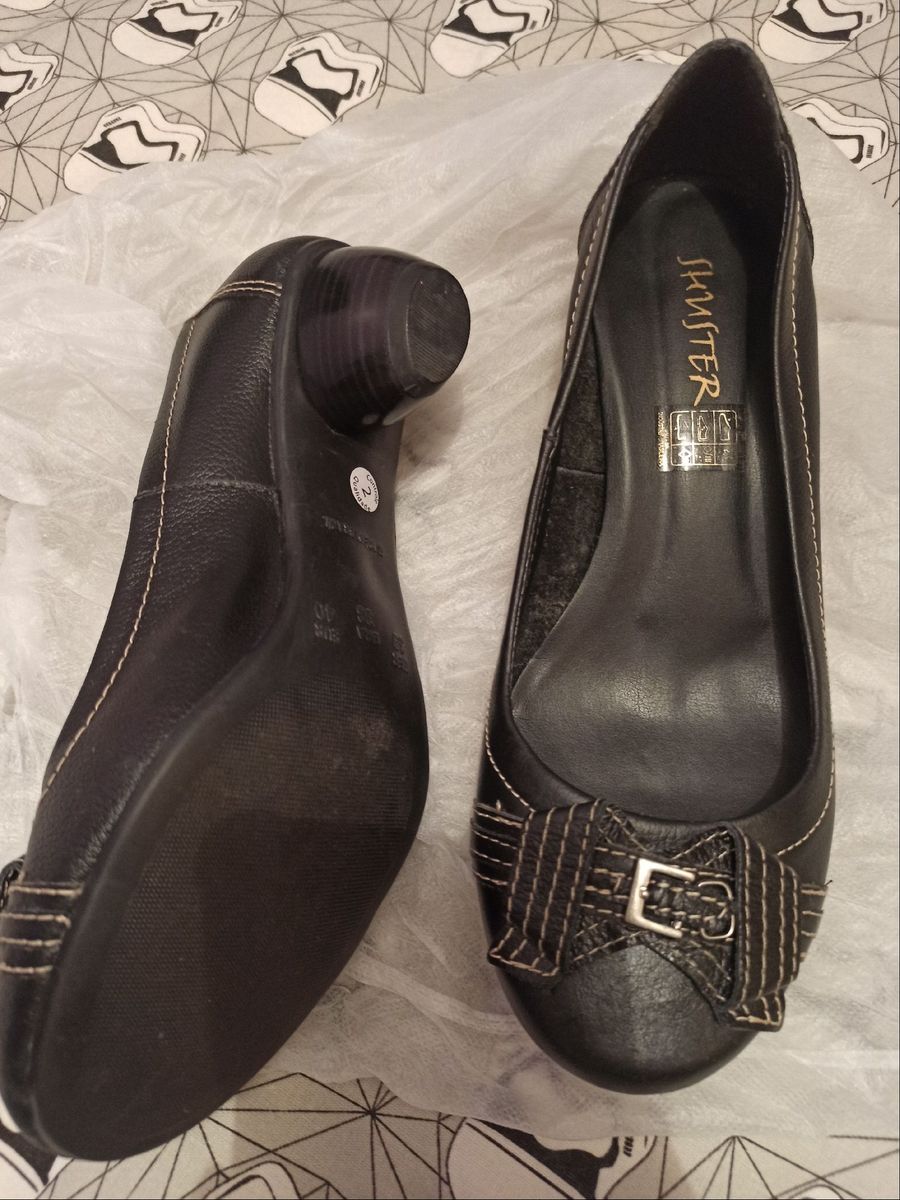 sapato social couro sintético