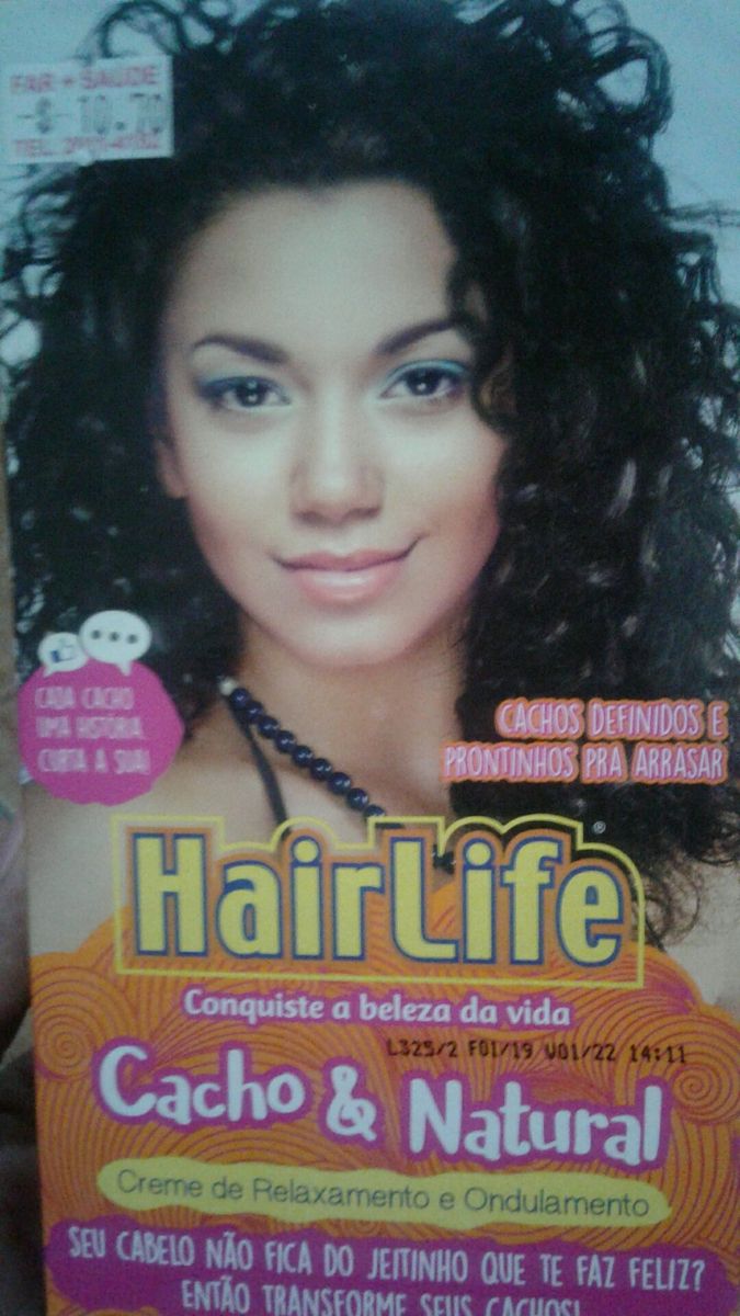 Relaxante De Cachos Hair Life Produto P Cabelos Feminino Hair