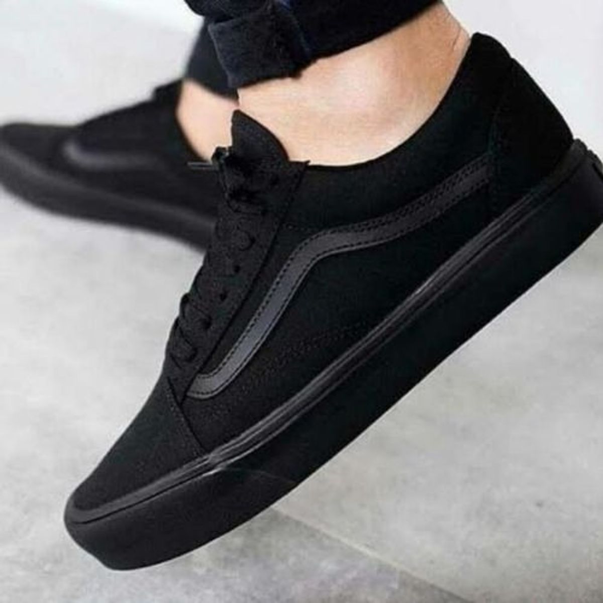 vans preto cano baixo