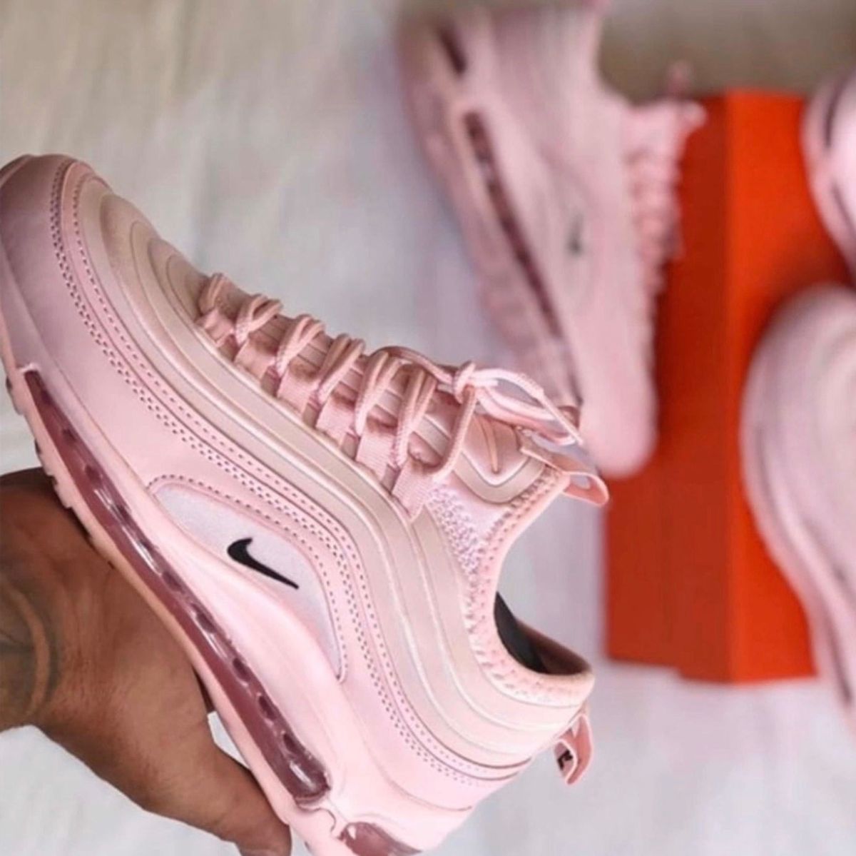 nike air max 97 rosa refletivo