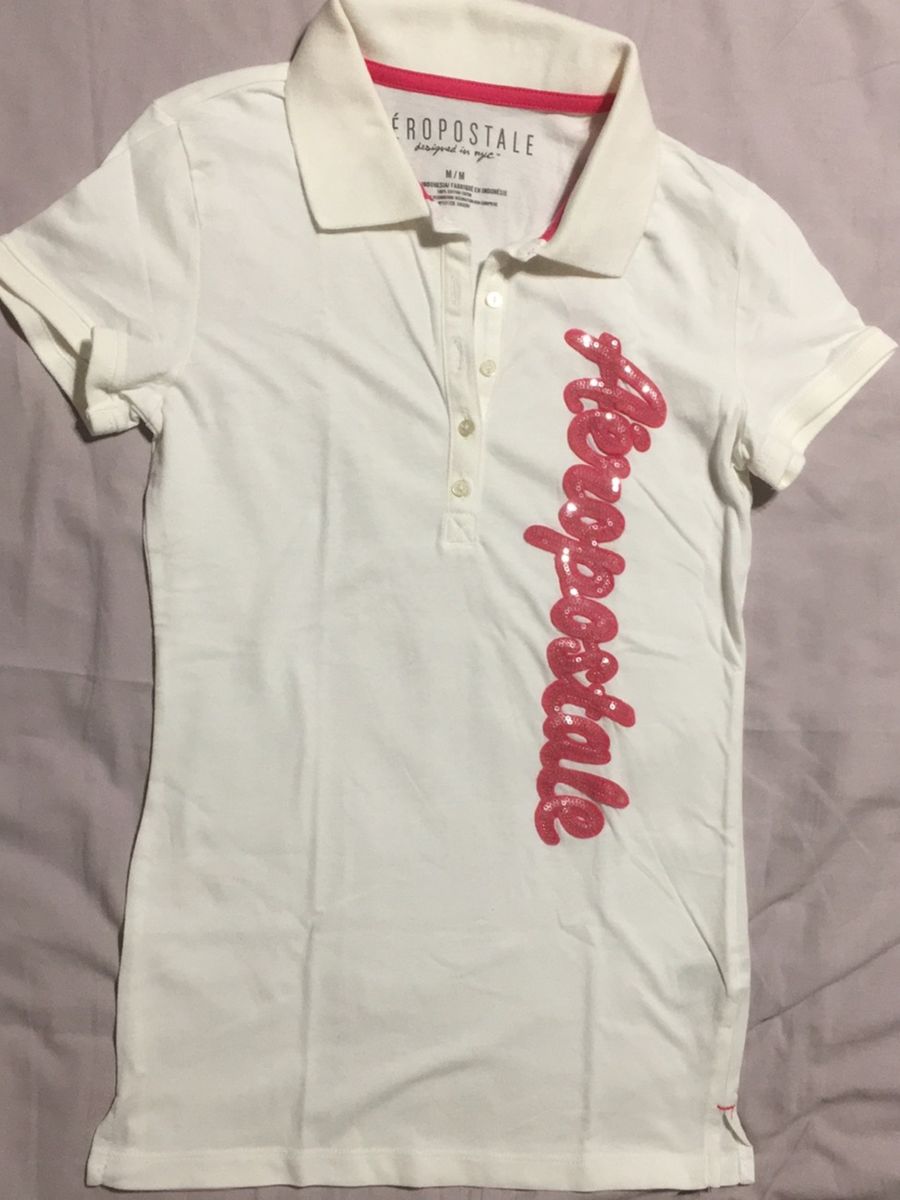 blusa polo aeropostale feminina