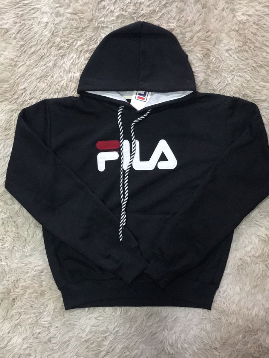 blusa de moletom da fila