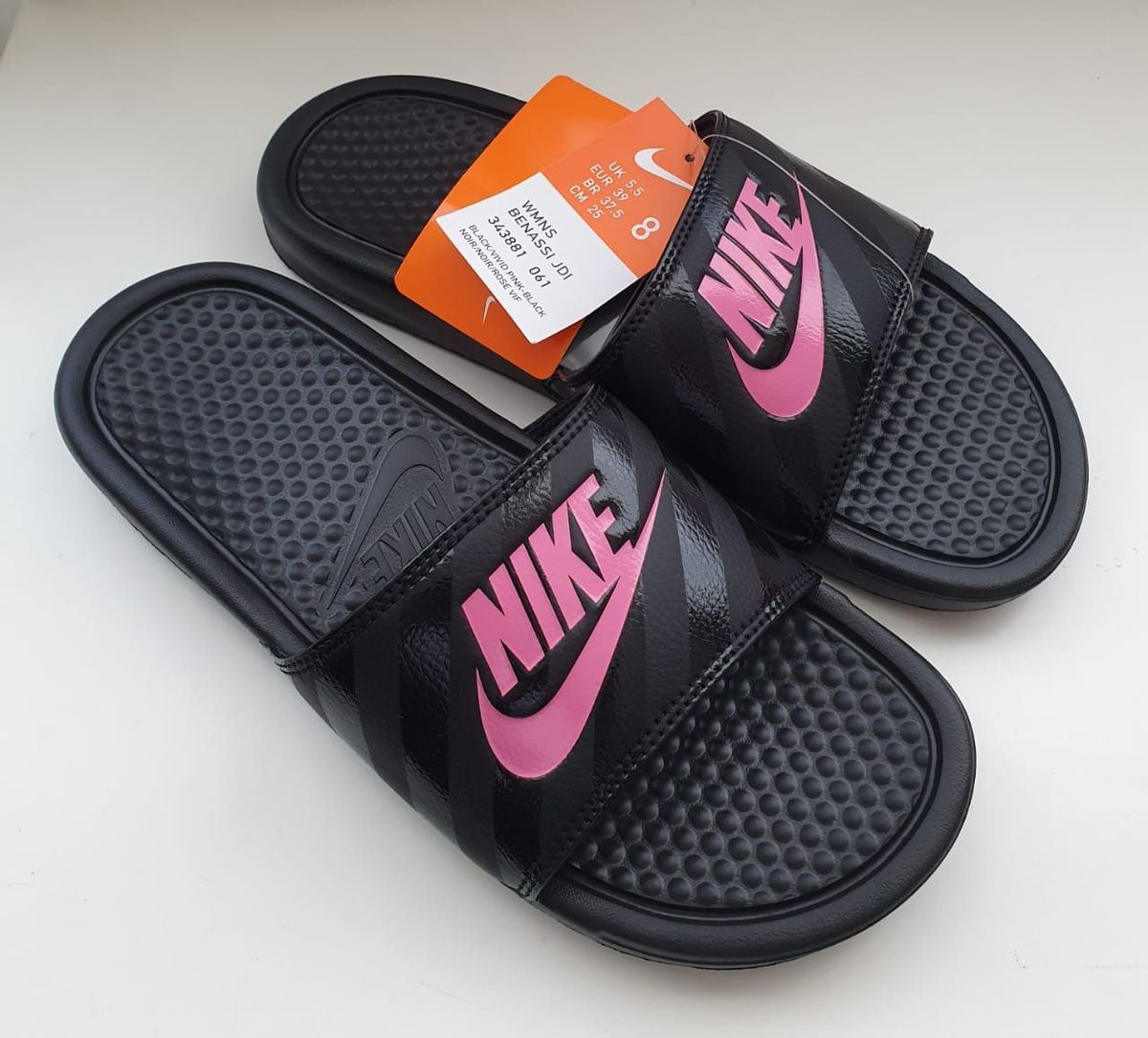 sandalia nike feminina preta