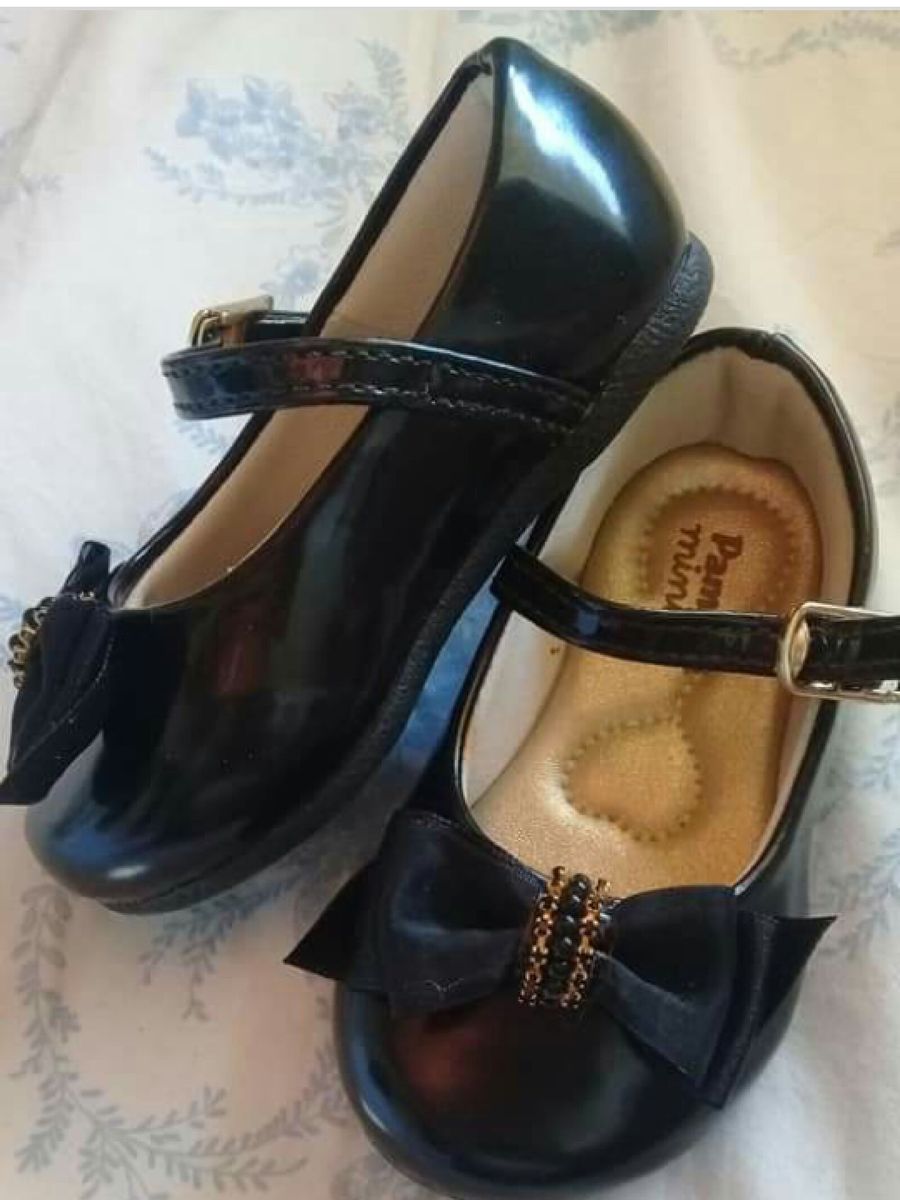 sapato social infantil feminino pampili