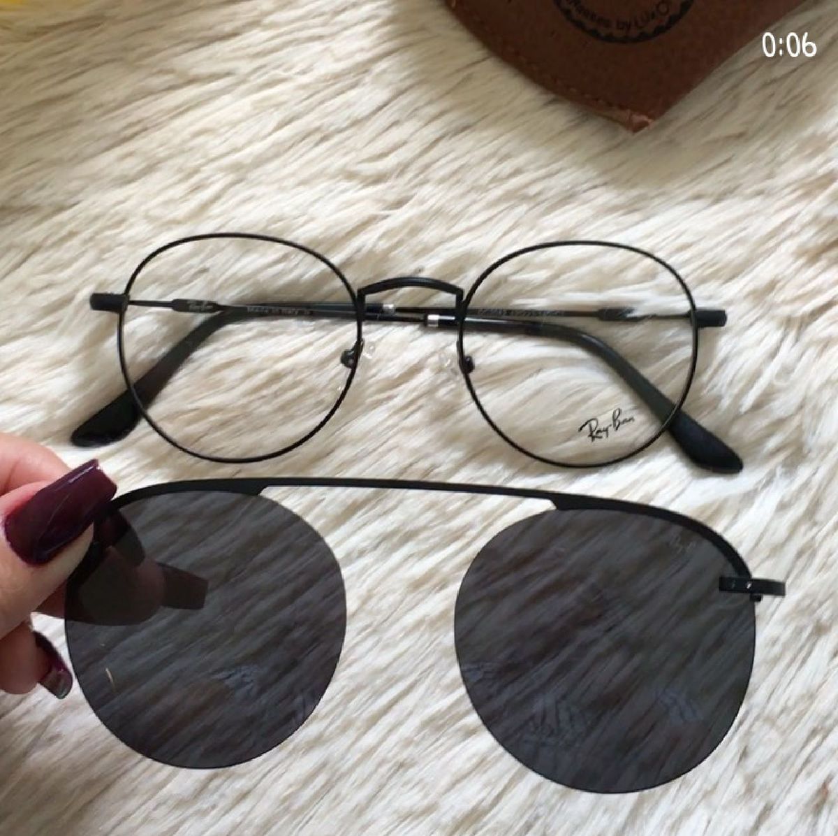 Oculos Solar Ray Ban Rb3614n 148 11 Preto Redondo Tam 54 145 Ray