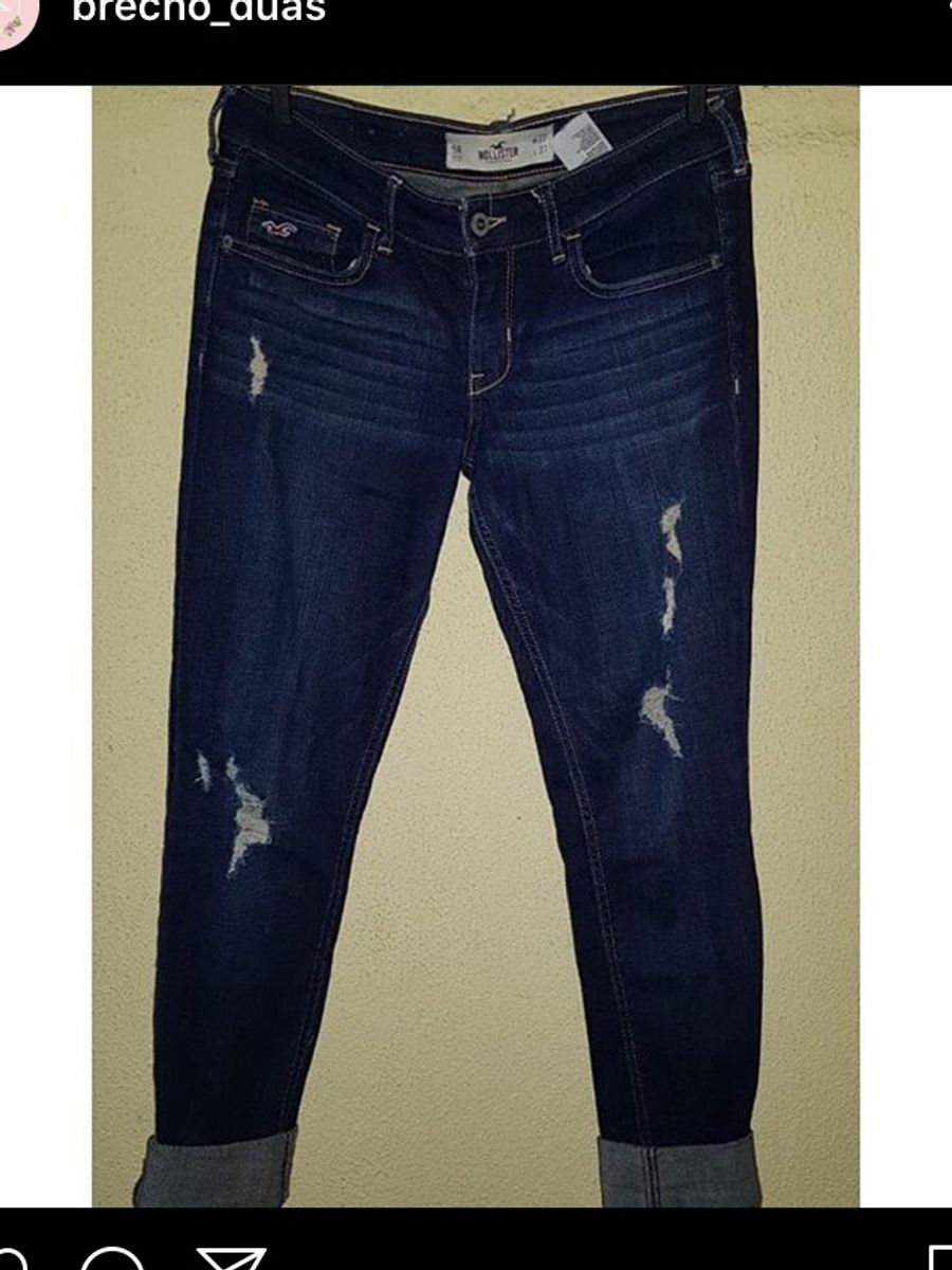 calça hollister feminina jeans