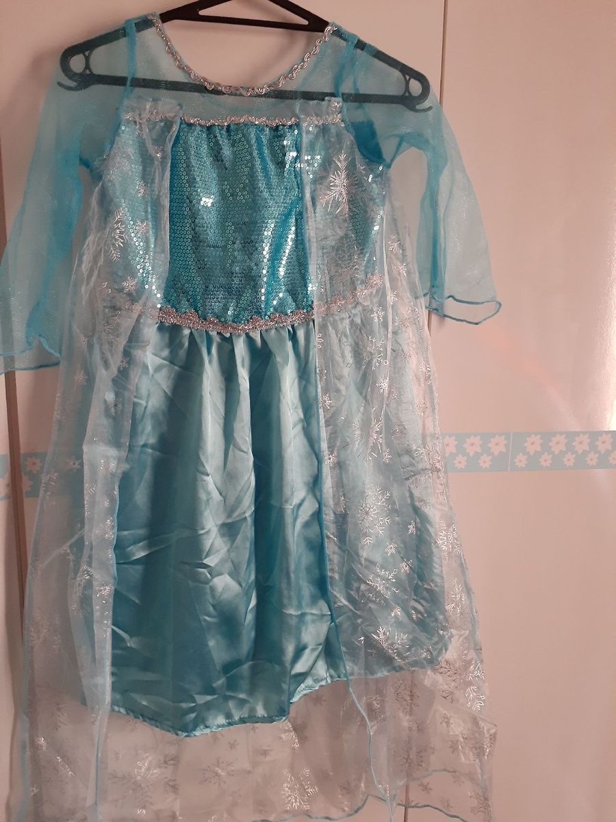 vestido frozen tamanho 4