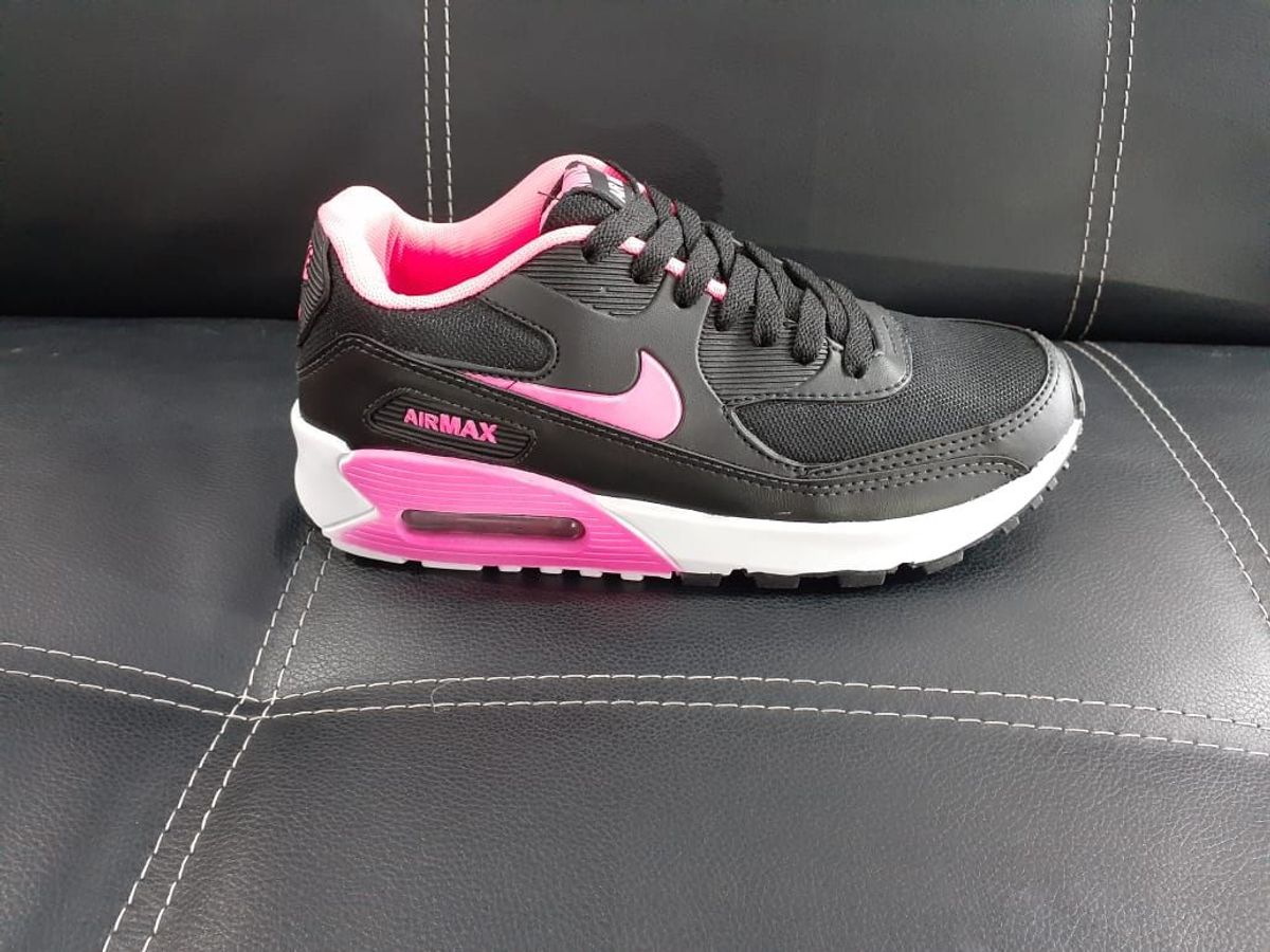 nike air max rosa e preto