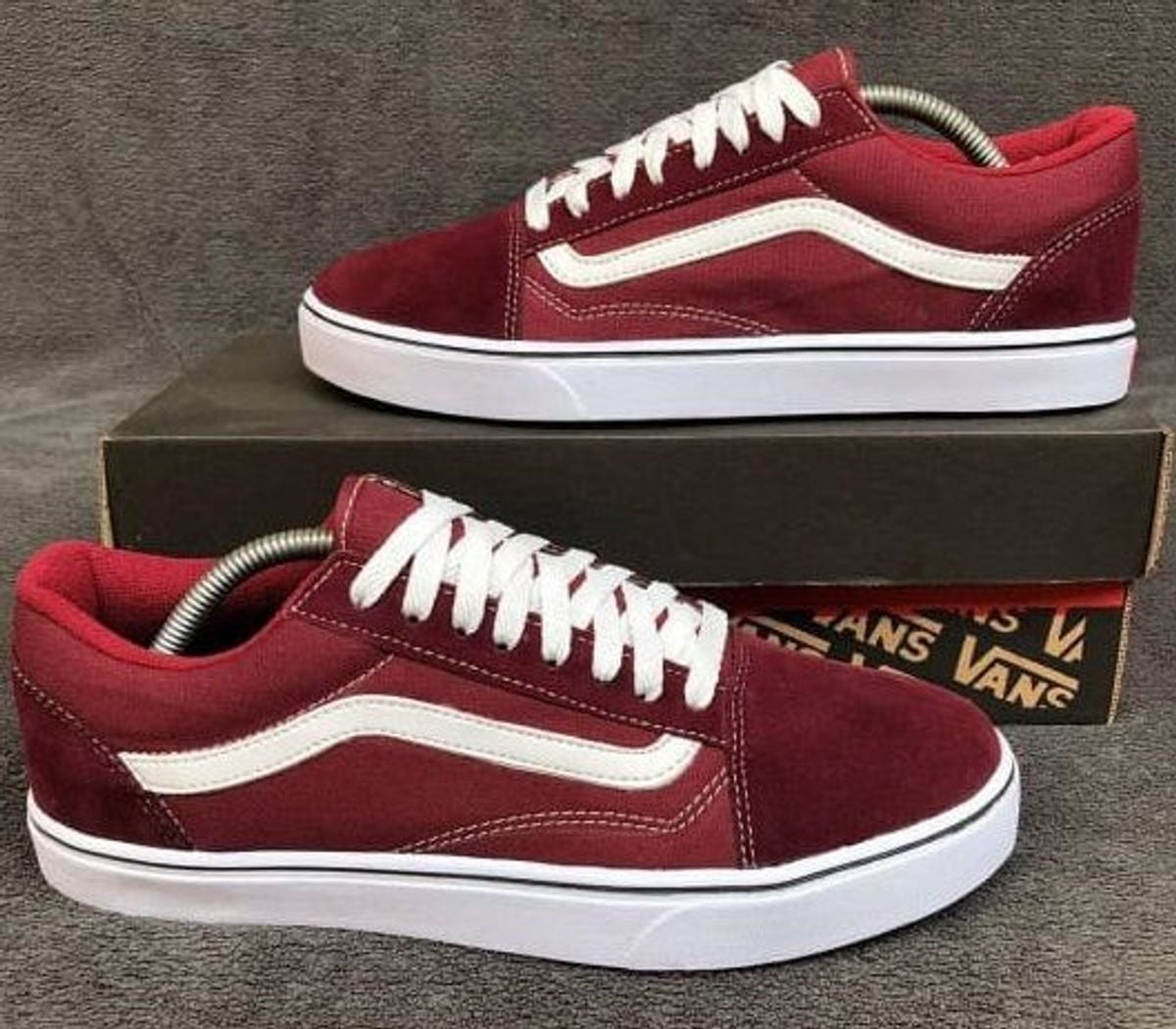 vans plataforma vinho