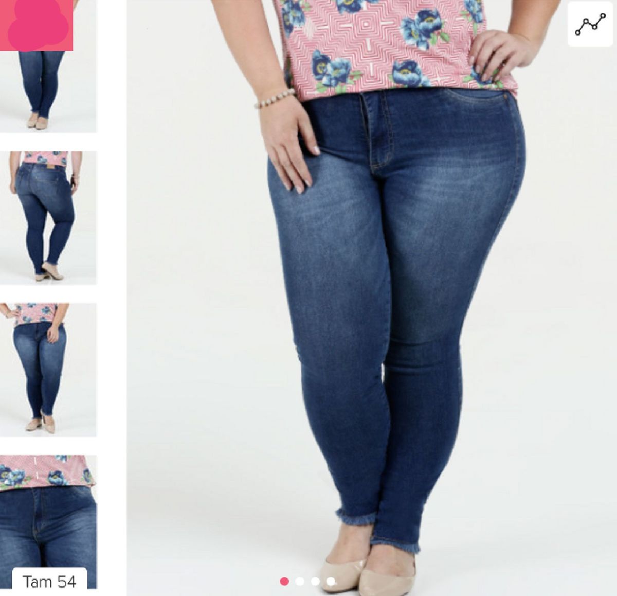 calça jeans feminina biotipo plus size