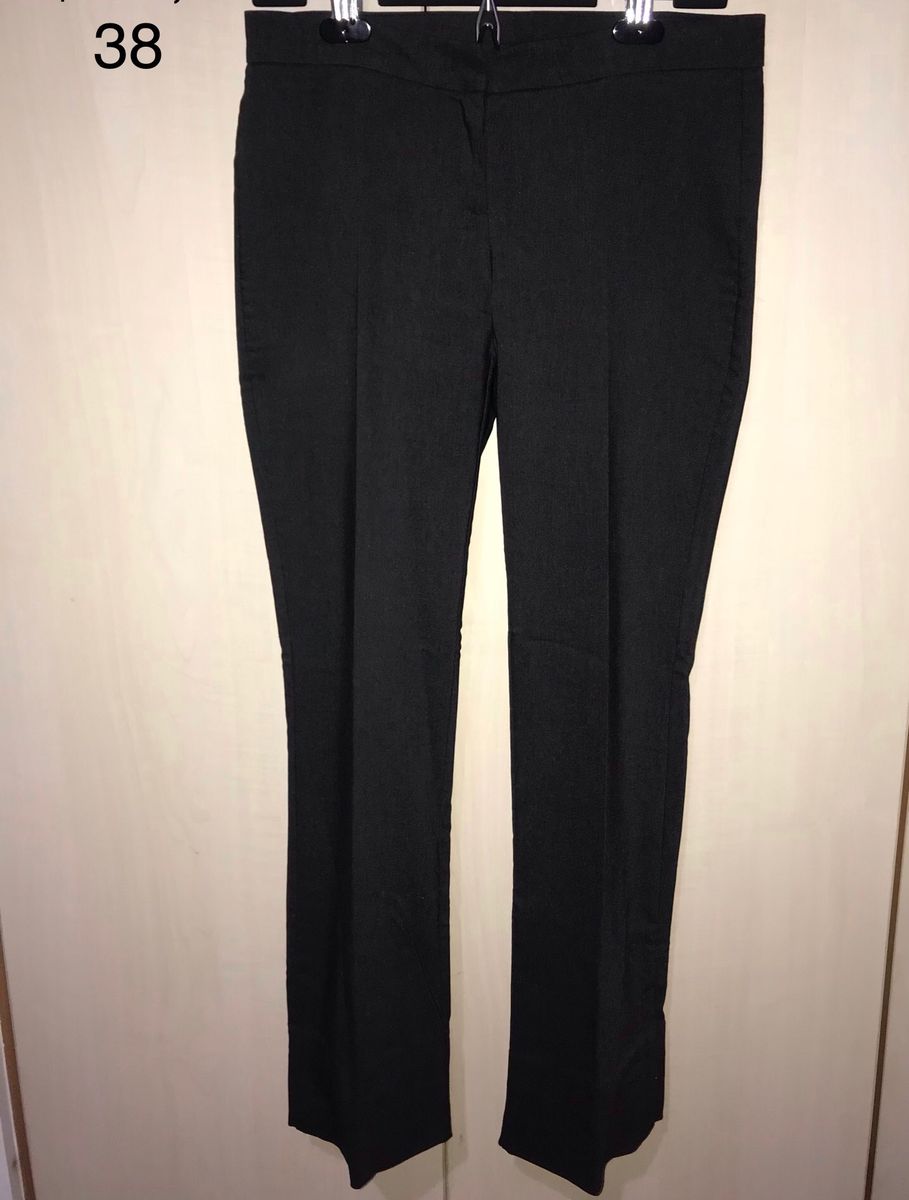 calça social feminina cinza chumbo