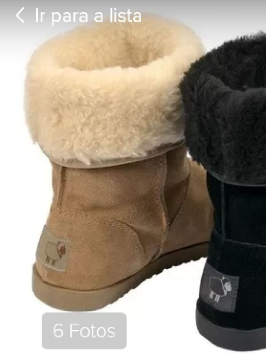 bota de neve usada