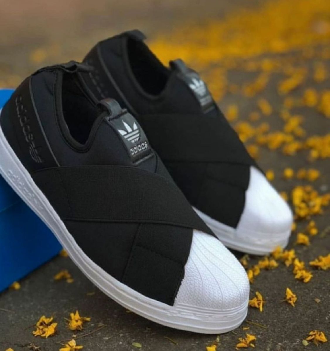 adidas slip on preto 36