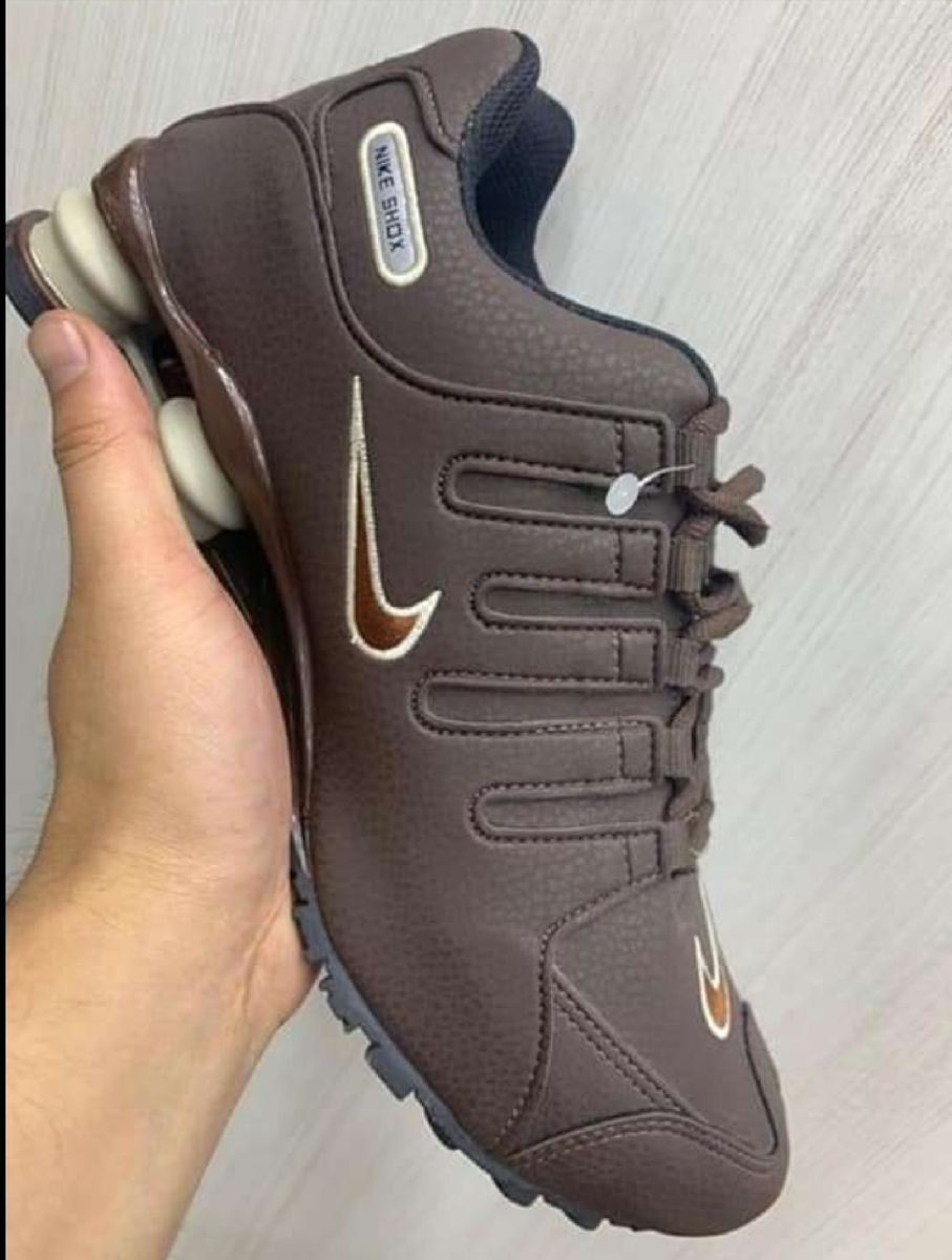 nike shox nz marrom