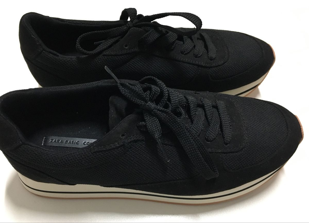 tenis zara feminino preto