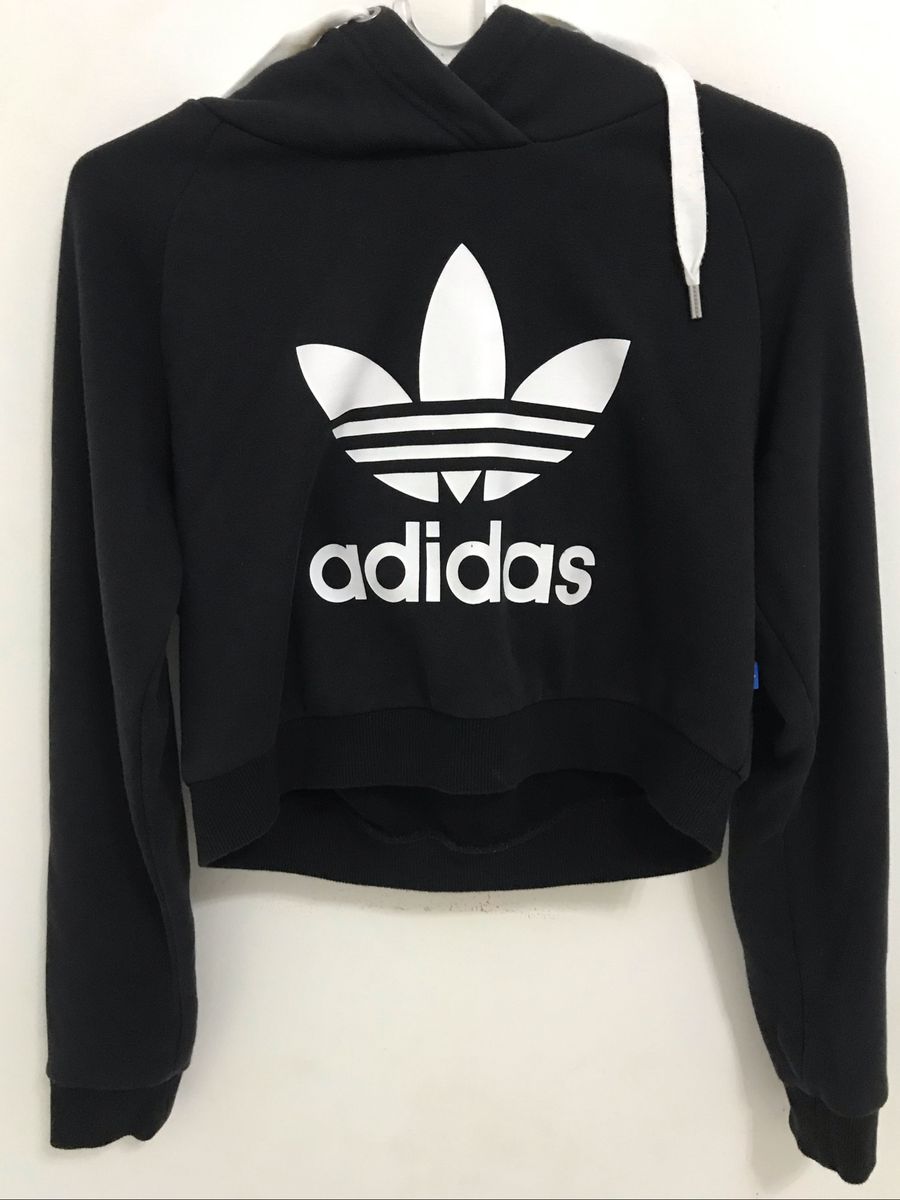 moletom adidas feminino cropped