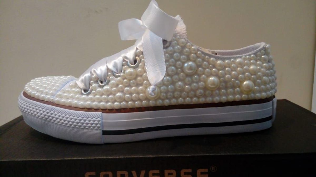 tenis customizado com strass