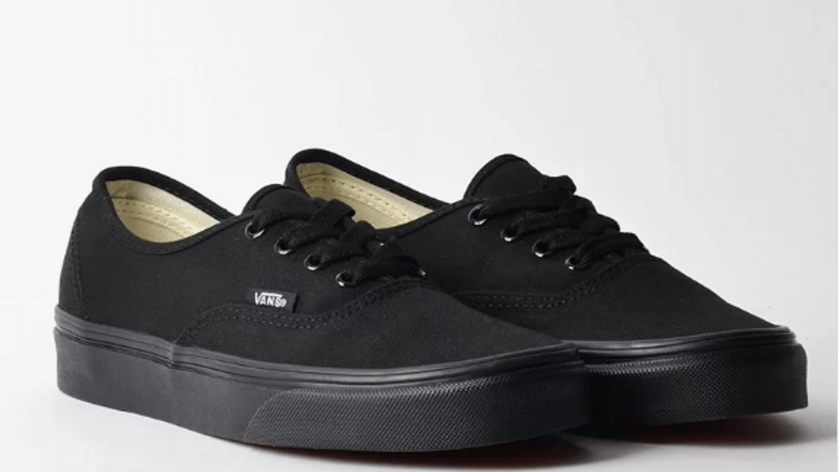 sapato da vans todo preto