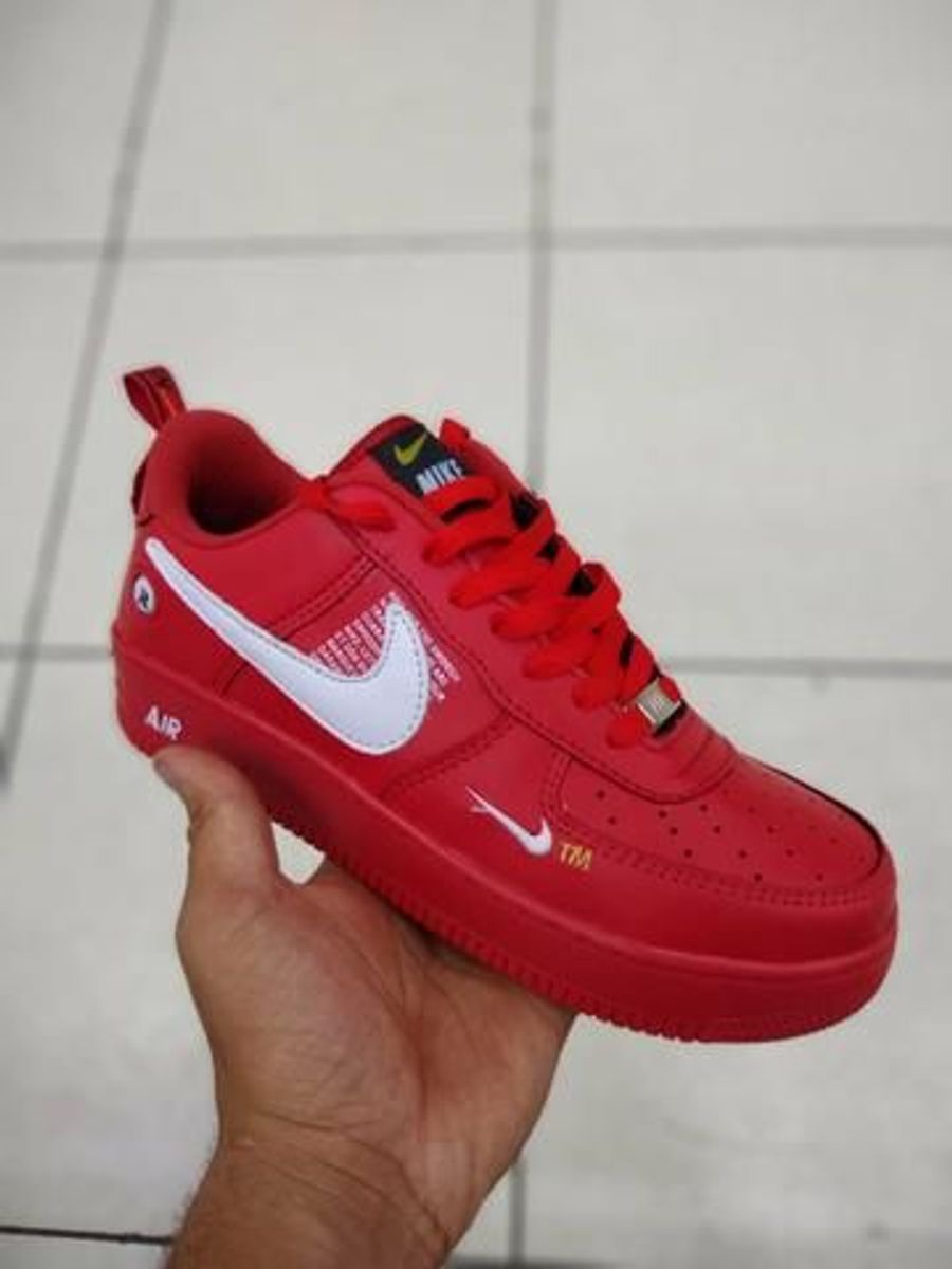 tenis feminino nike air force vermelho