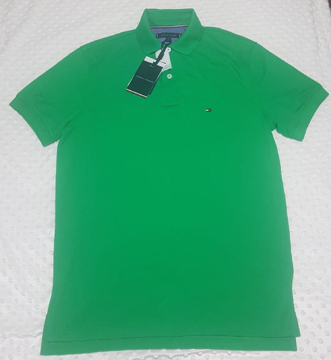 polo tommy hilfiger verde