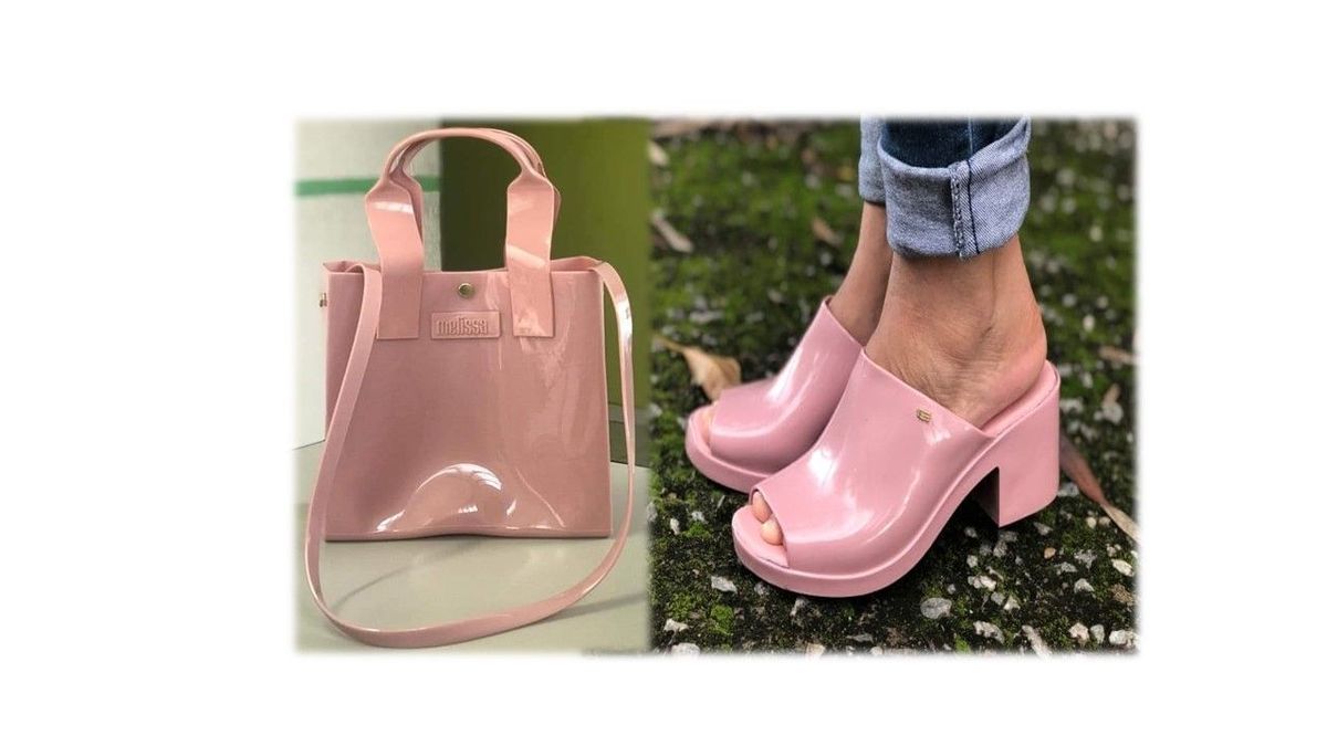 sandalia e bolsa melissa