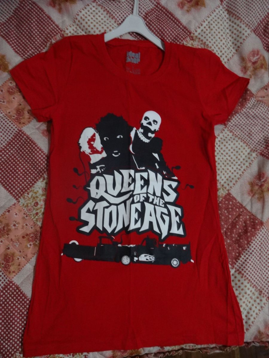 Camiseta Queens Of The Stone Age Feminina Camisa Banda Queens Of The Stone Age Camisa Feminina Ideal Shop Nunca Usado 39051704 Enjoei