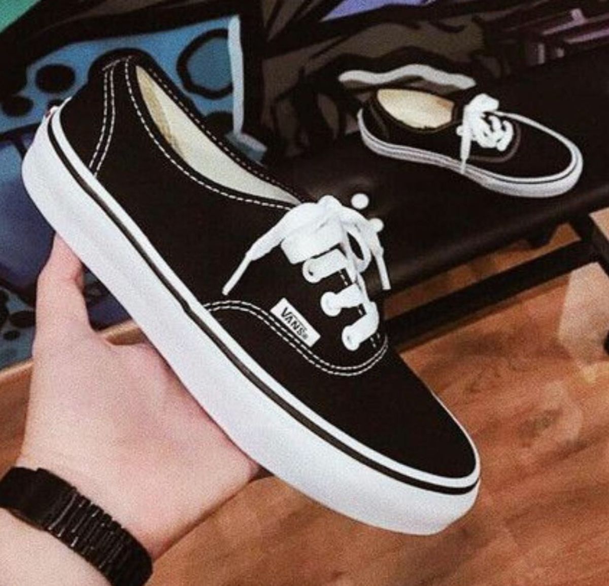 tênis preto vans feminino