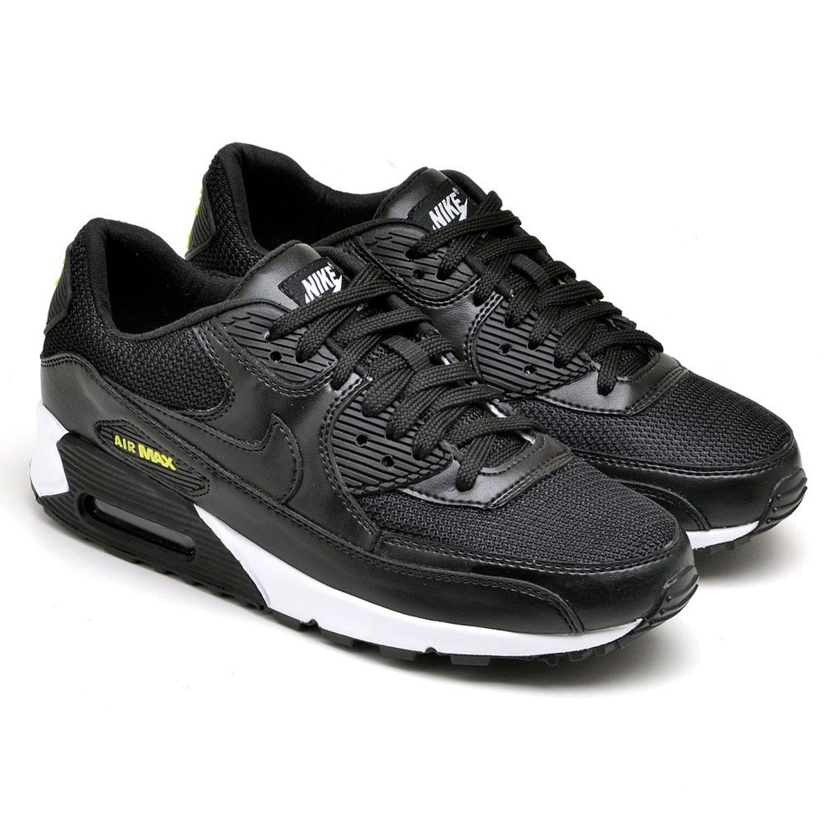 nike air max preto e amarelo