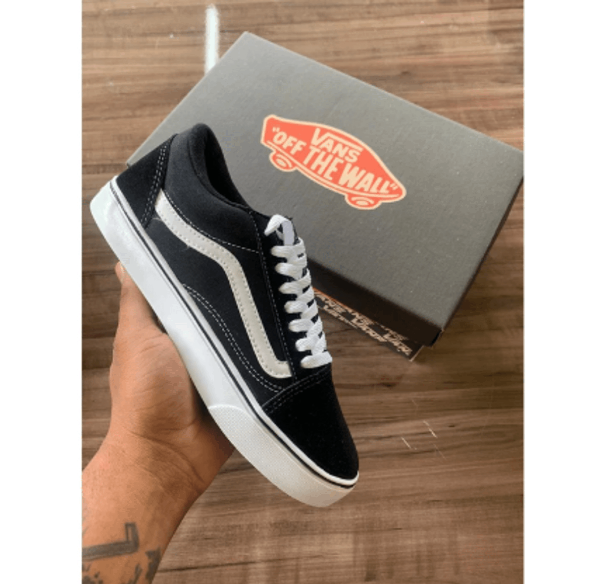 vans old skool preto feminino 35