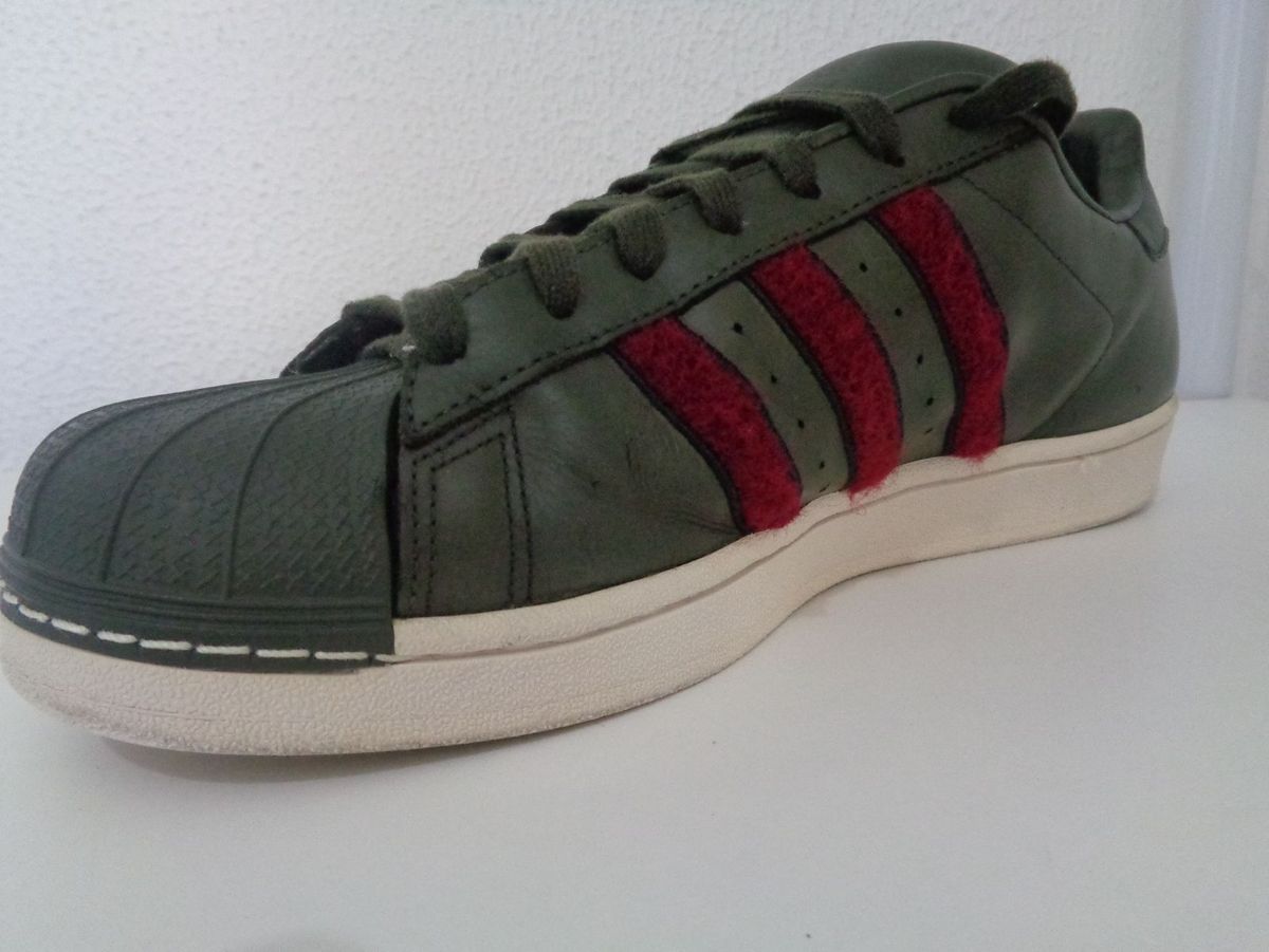 tenis verde militar adidas